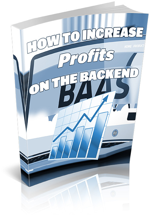 Product picture How To Increase Profits On The Backend